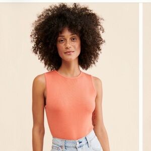 4th + Reckless Orange Knit Bodysuit